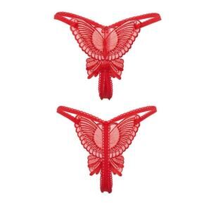 Luxury Butterfly Hollow Out Thongs G-Strings Panties lingerie Women Underwear​​